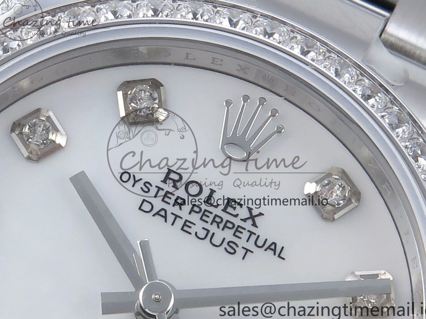 Bracelet Best DateJust Dial Bezel ETA Oyster 1:1 MOP Steel ARF 31 904L Edition Diamonds 2688 White SS 278384RBR on 0328